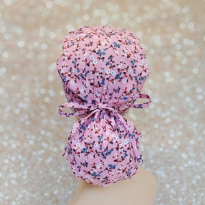 Ponytail scrub cap, Surgical cap women, Dentist surgery cap