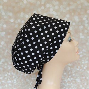 Euro Scrub Caps for Woman, Surgical Cap Women, Scrub cap with buttons, Nurse scrub cap
