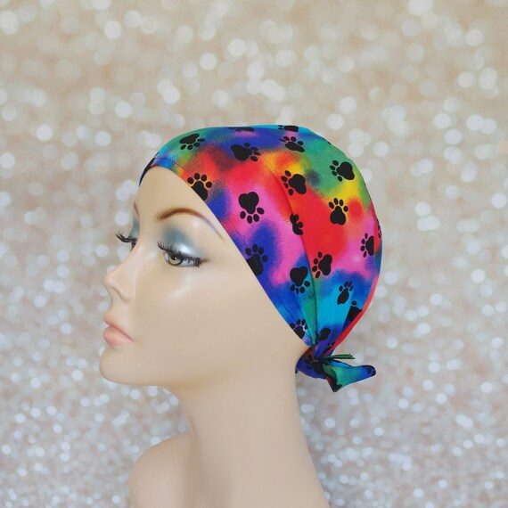 Women Scrub Caps With Buttons Animal Scrub Caps Doctors Etsy UK