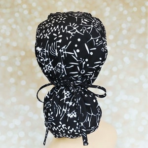 Scrub Caps Ponytail for Nurses, Surgical Cap Women, Surgical cap with Ponytail Opening