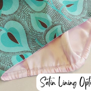 Euro Scrub Caps for Women Satin Lined Option