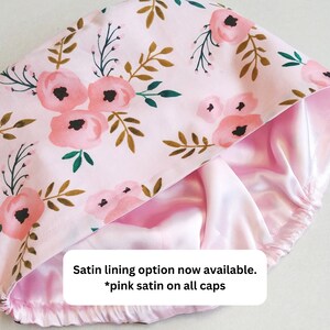Scrub Caps for Women Euro Style, Satin Lining Option, Adjustable Surgical Hat image 8