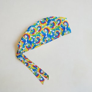 Animal scrub cap, Surgical hat for women, Dog surgical scrub hat with buttons