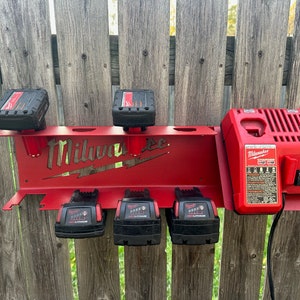 Milwaukee M12 M18 Batteriehalter und Ladegerät Halterung