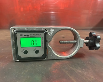 Tube bender angle finder plane of bend