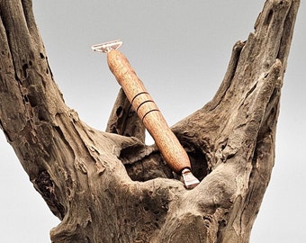 Sapele handmade diamond painting pen, individually hand turned on a lathe, each pen is unique.
