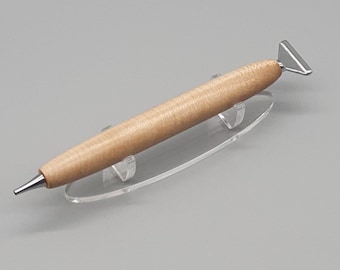 Handmade diamond painting pen made from sycamore wood, individually hand turned on a lathe, each pen is unique.