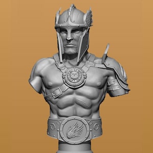 Winged Gladiator | bust | miniature | HQ | 75mm | Resin | for painting | Tabletop | RPG