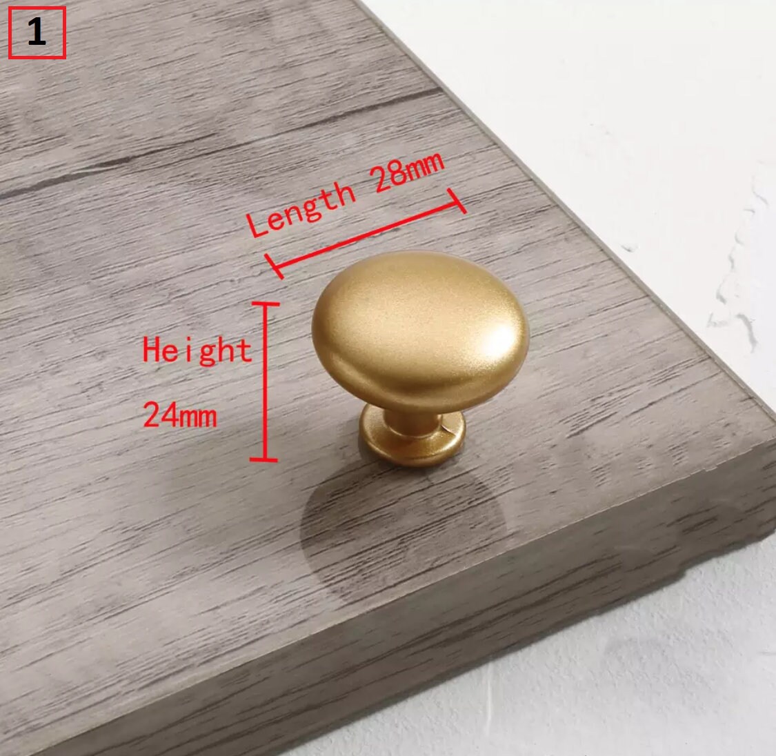 Simple Style Matte Gold Handles Solid Aluminum Alloy Etsy