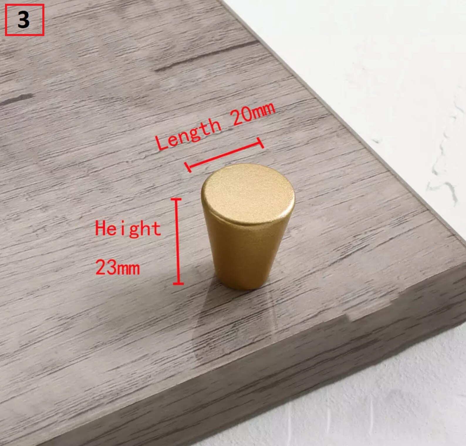 Simple Style Matte Gold Handles Solid Aluminum Alloy Etsy