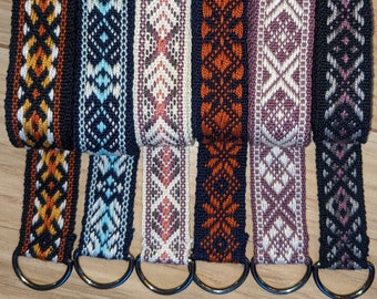 Handwoven Yoga Strap and Mat Carrier (Intricate Patterns)