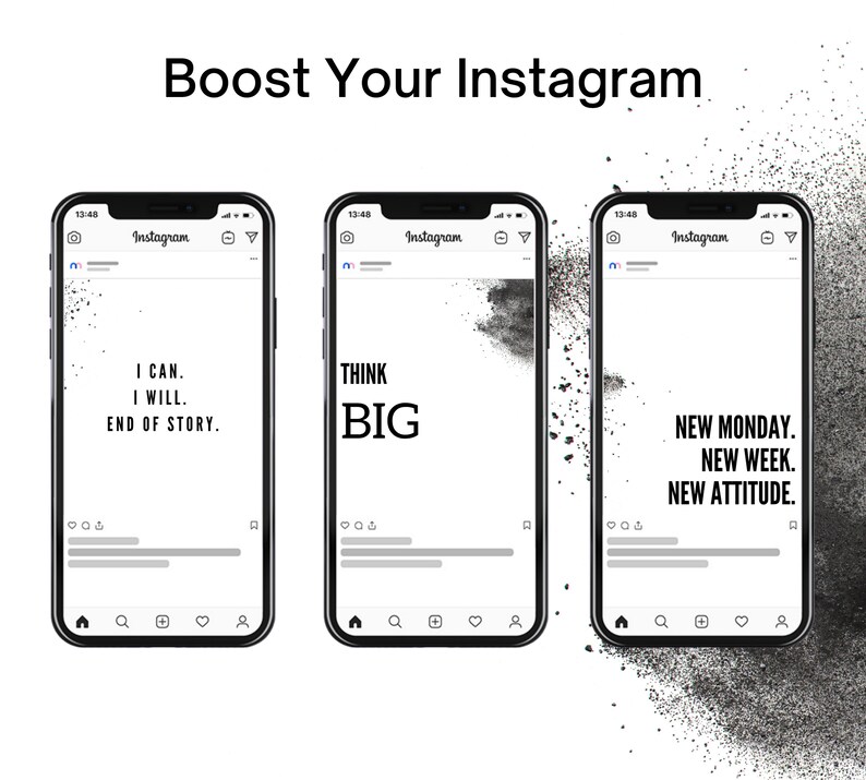 50 Inspirational Quote Instagram Templates for Canva Etsy