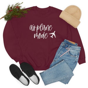Flugzeug Mode Crewneck Sweatshirt Bild 7