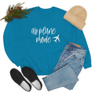 Flugzeug Mode Crewneck Sweatshirt Bild 2
