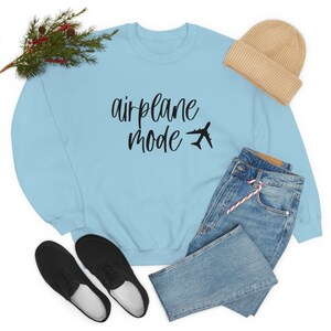 Flugzeug Mode Crewneck Sweatshirt Bild 6