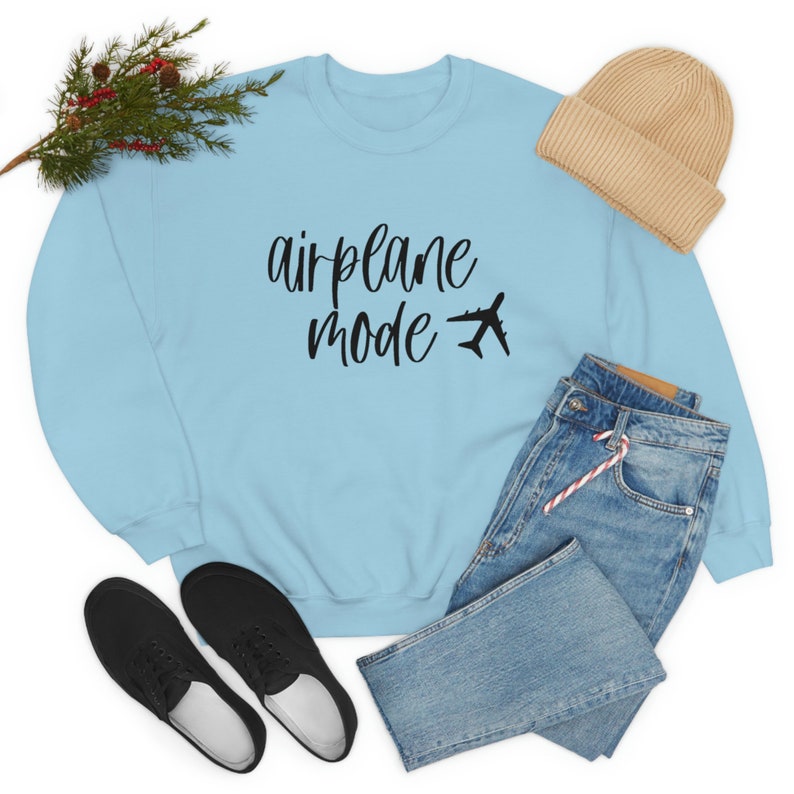 Flugzeug Mode Crewneck Sweatshirt Bild 6