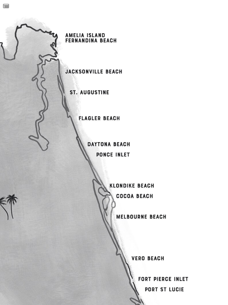 Florida Map of Florida Beaches - Il 794xN.5218261846 Utrf