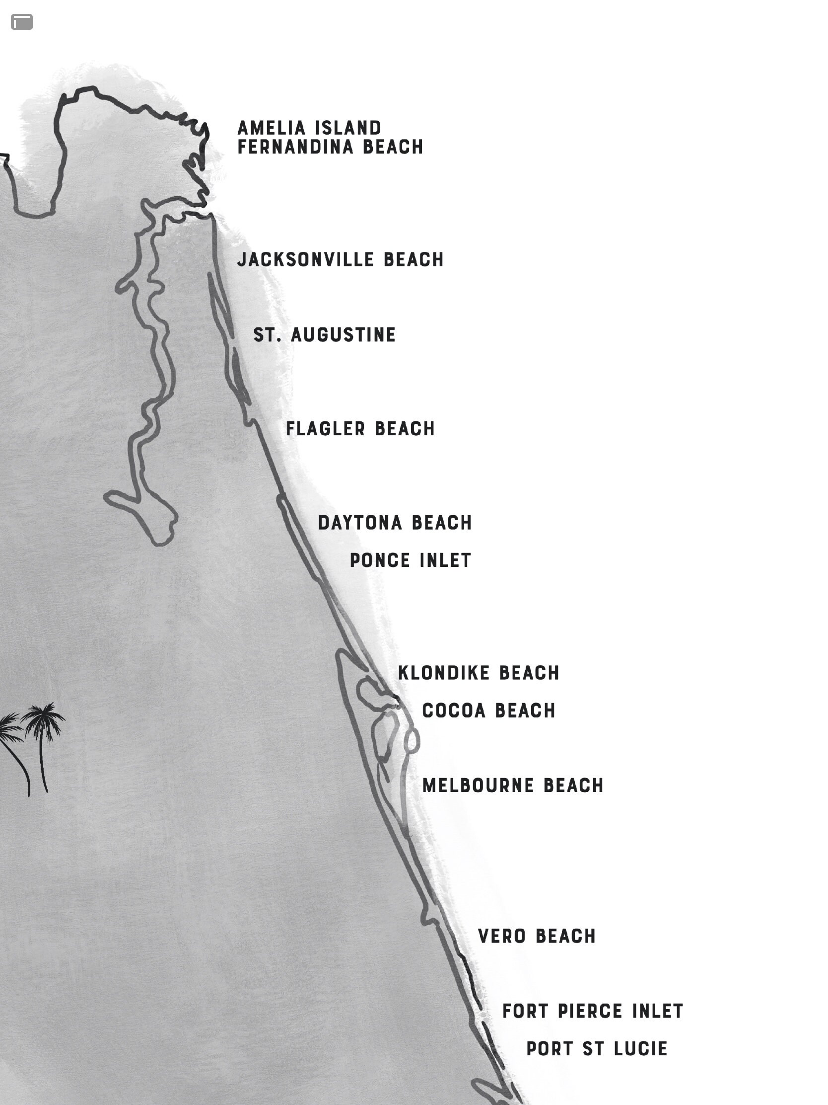 Florida Map of Florida Beaches - Il Fullxfull.5218261846 Utrf 