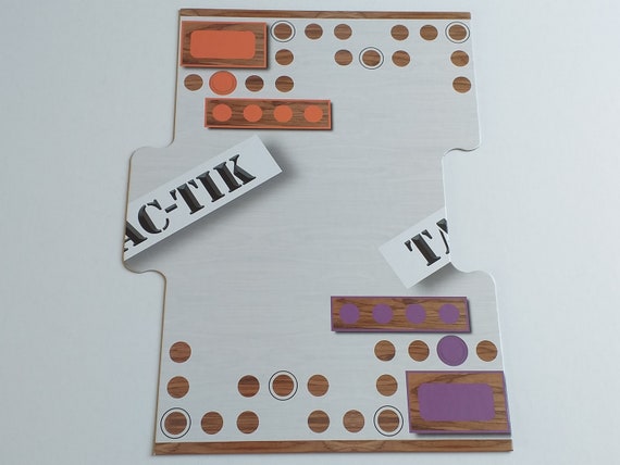 Pions pour jeu Tac-Tik - Jeux de cartes personnalises