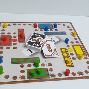 YOOJEUX TAC-TIK L'Original - 2 à 6 Joueurs - Inclus Cartes pour Jouer