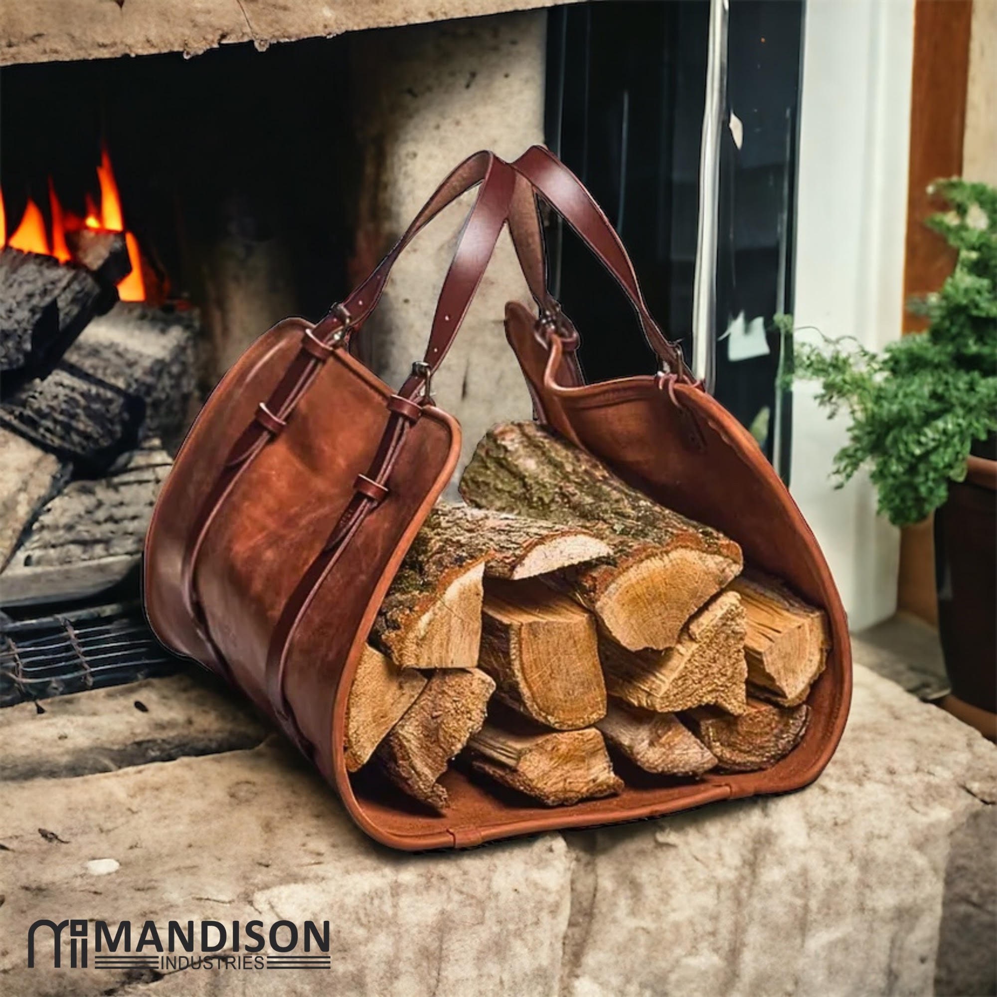 New England Firewood Carrier- Tote Style