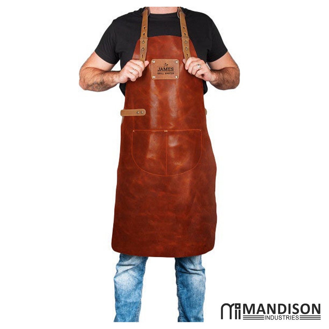 Personalized Leather Apron Customized Leather Apron for Etsy