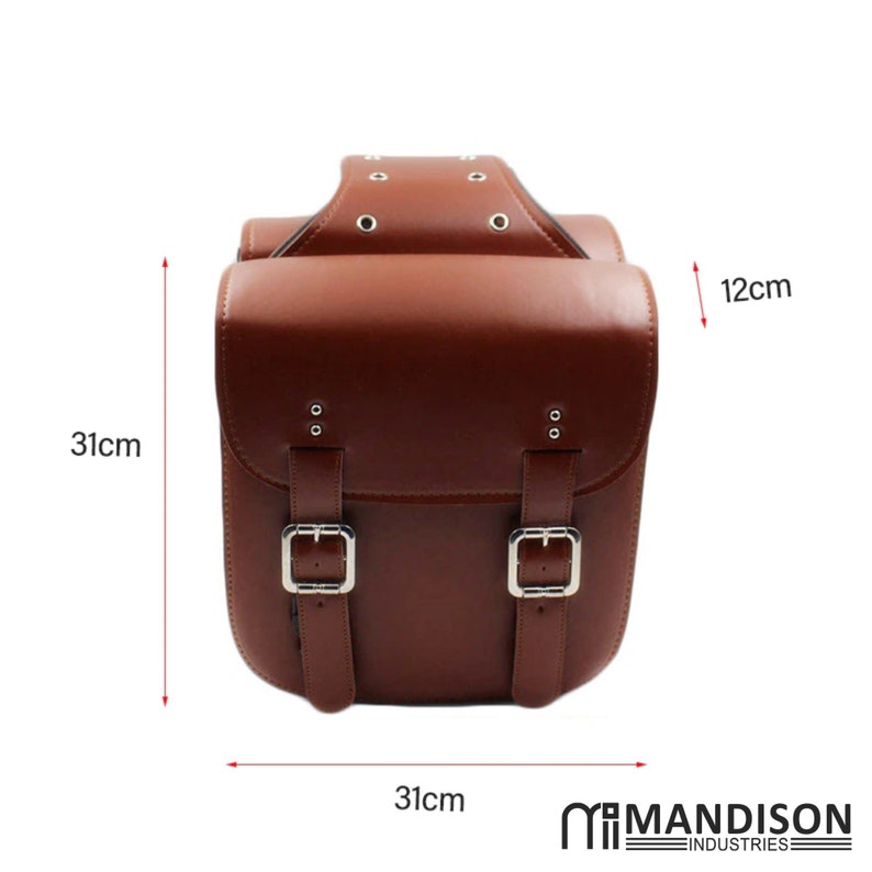 Motorbike Saddle Bag Original Leather Bag Motorcycle Bag Etsy