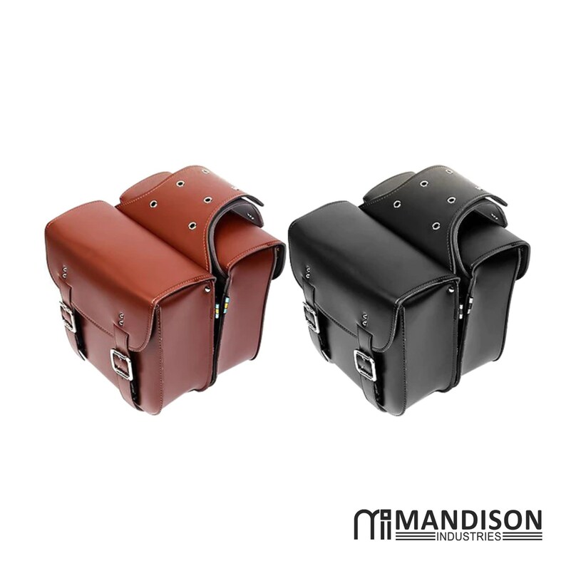 Motorbike Saddle Bag Original Leather Bag Motorcycle Bag Etsy