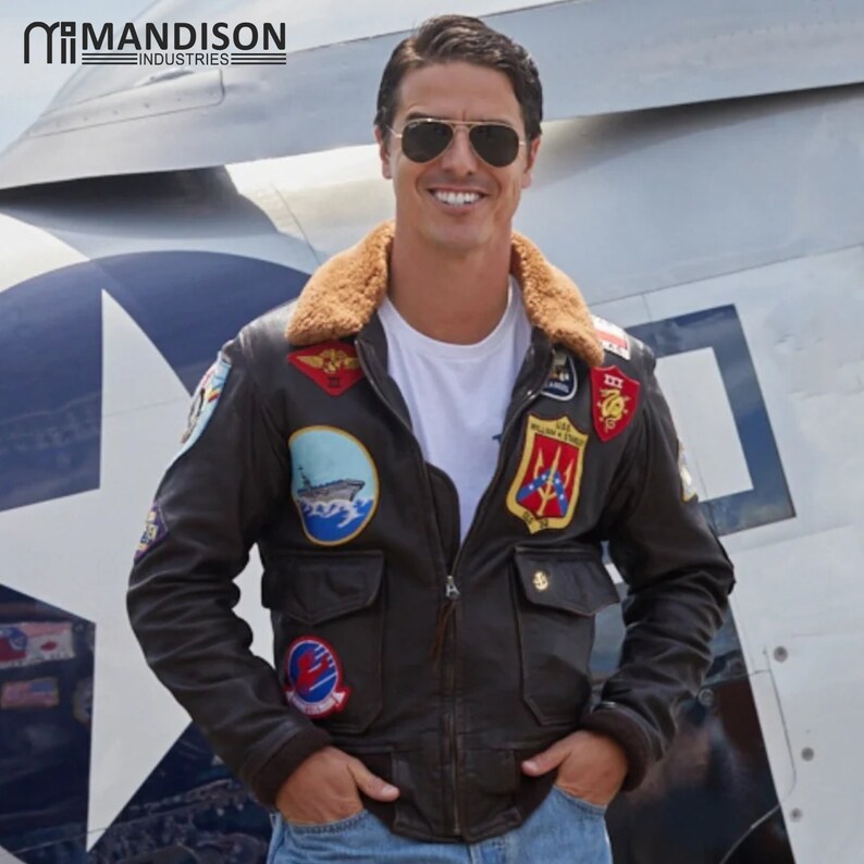 Top Gun Navy G1 Jacket Cockpit USA Men's Reproduction Top Etsy UK
