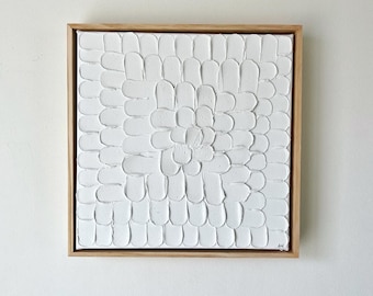 Textured Scales - Clean, bright layers or texture for a minimalistic feel, modern wall art.