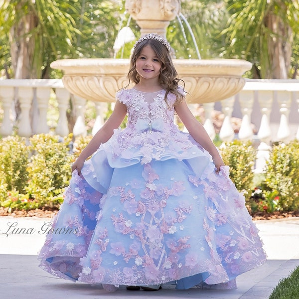 Toddler Ball Gown Etsy