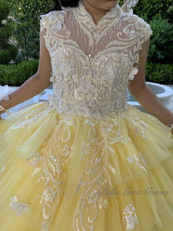 Robe de Princesse - Jaune