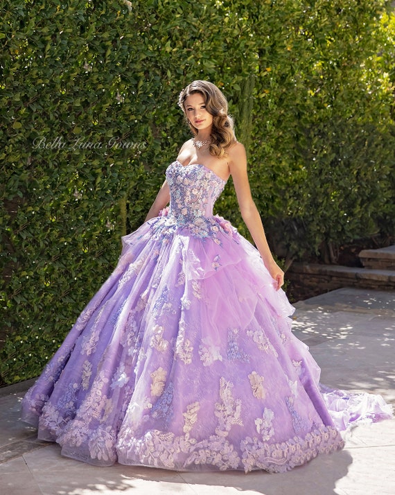 fairytale goddess ball gown wedding dress