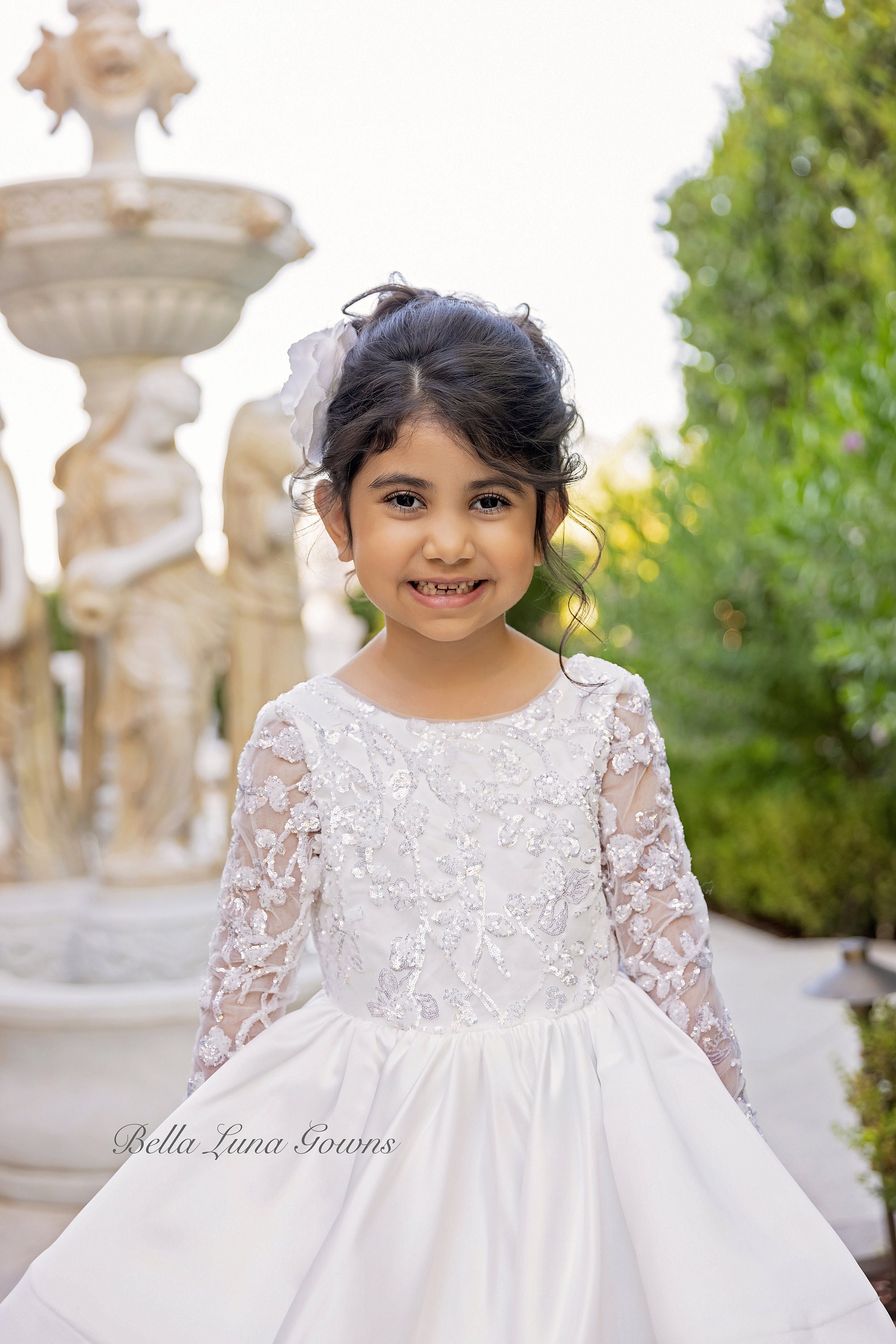 Bella bridesmaid flower girl dresses cheap