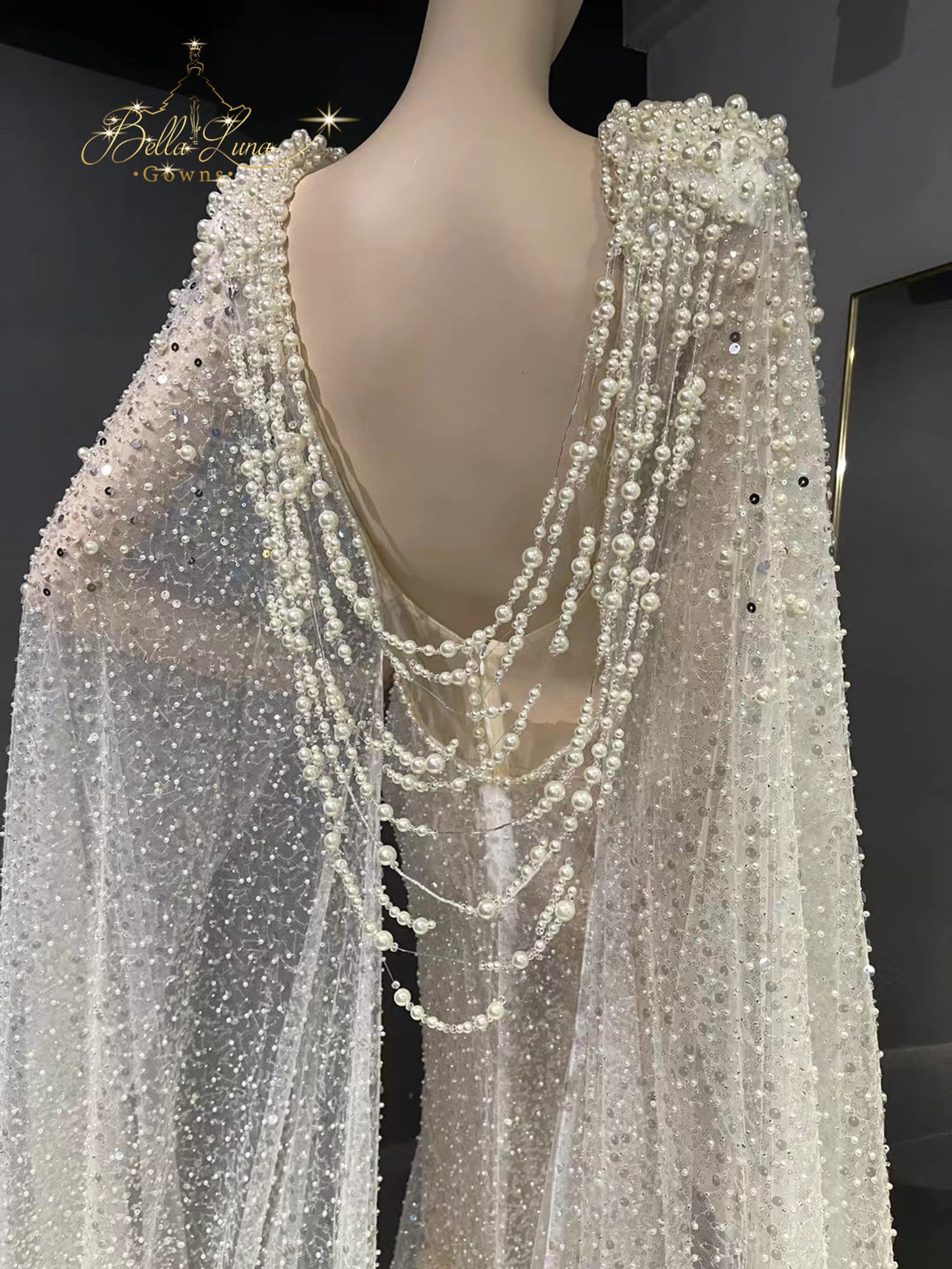 Engagement Dress White Dress Cape Dress Evening Dress Etsy