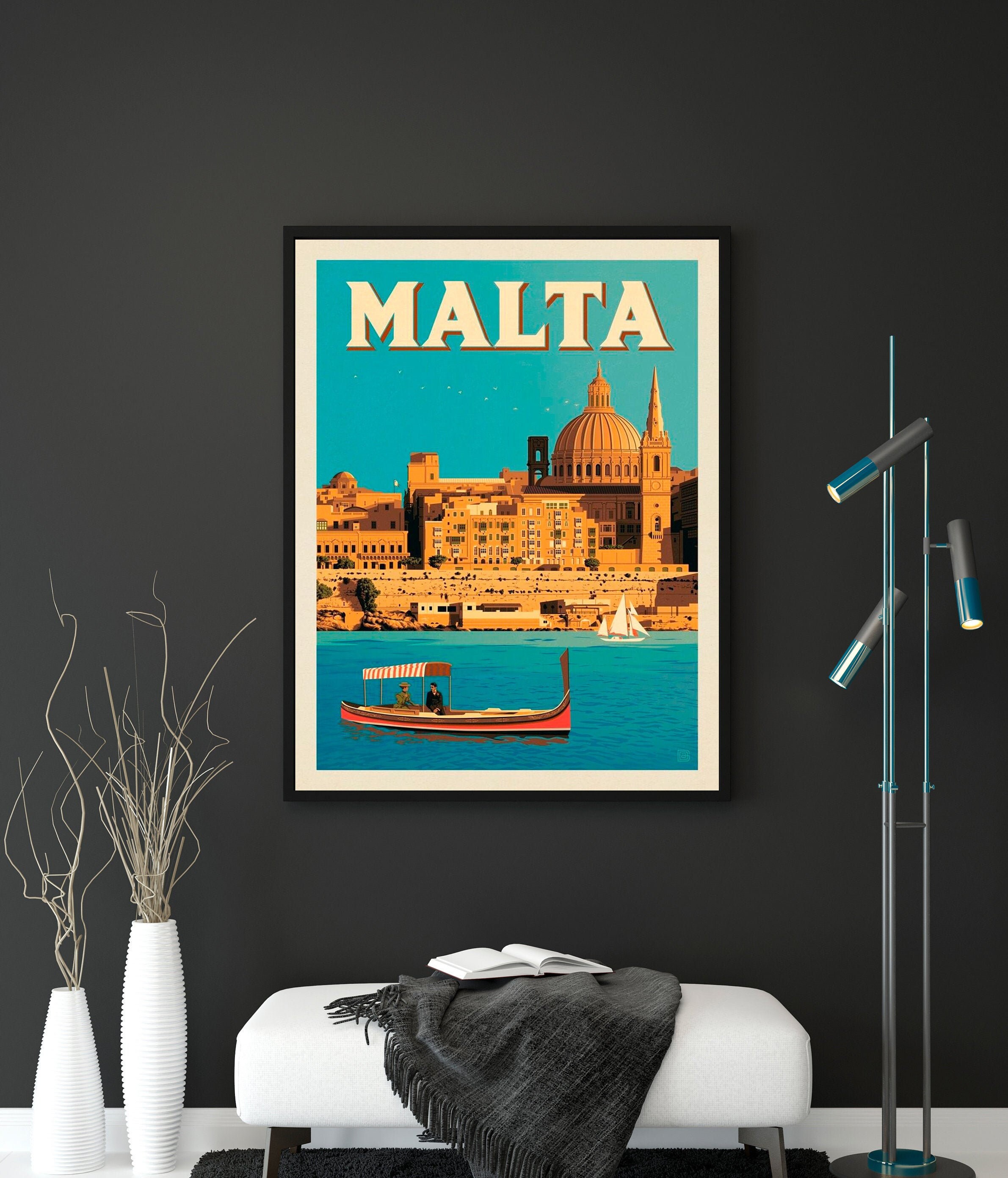 Malta Print Malta Poster Malta Art Malta Gifts Malta Etsy