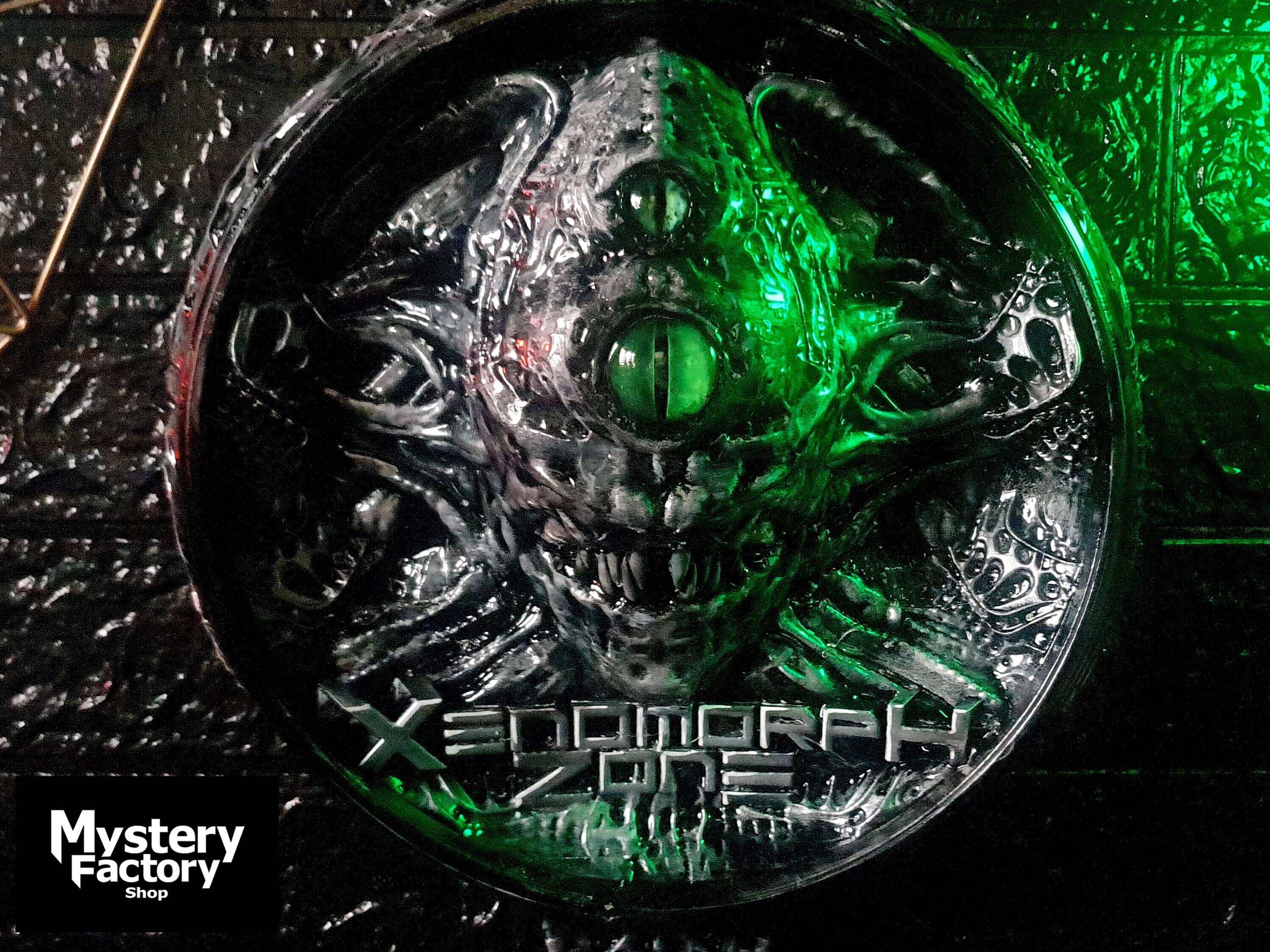 xenomorph Biomecanic | Giger Monster Eye Alien Sculture Sci-Fi Creepy Decor Cyberpunk Decor Biomecan