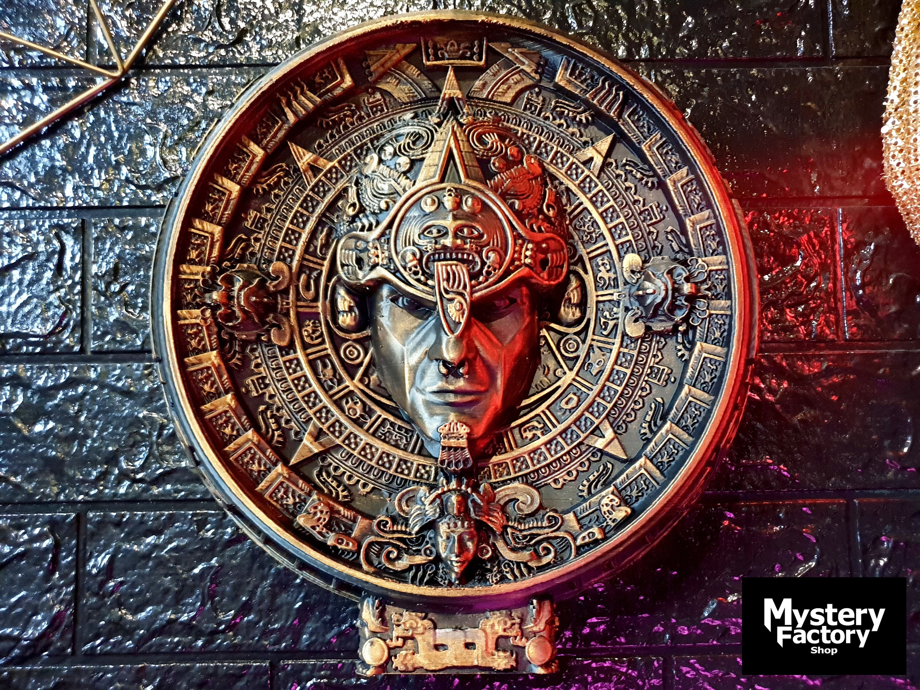 Aztec Calendar | Wall Art Mystical 3D Decoration Piedra Del Sol Relief Art