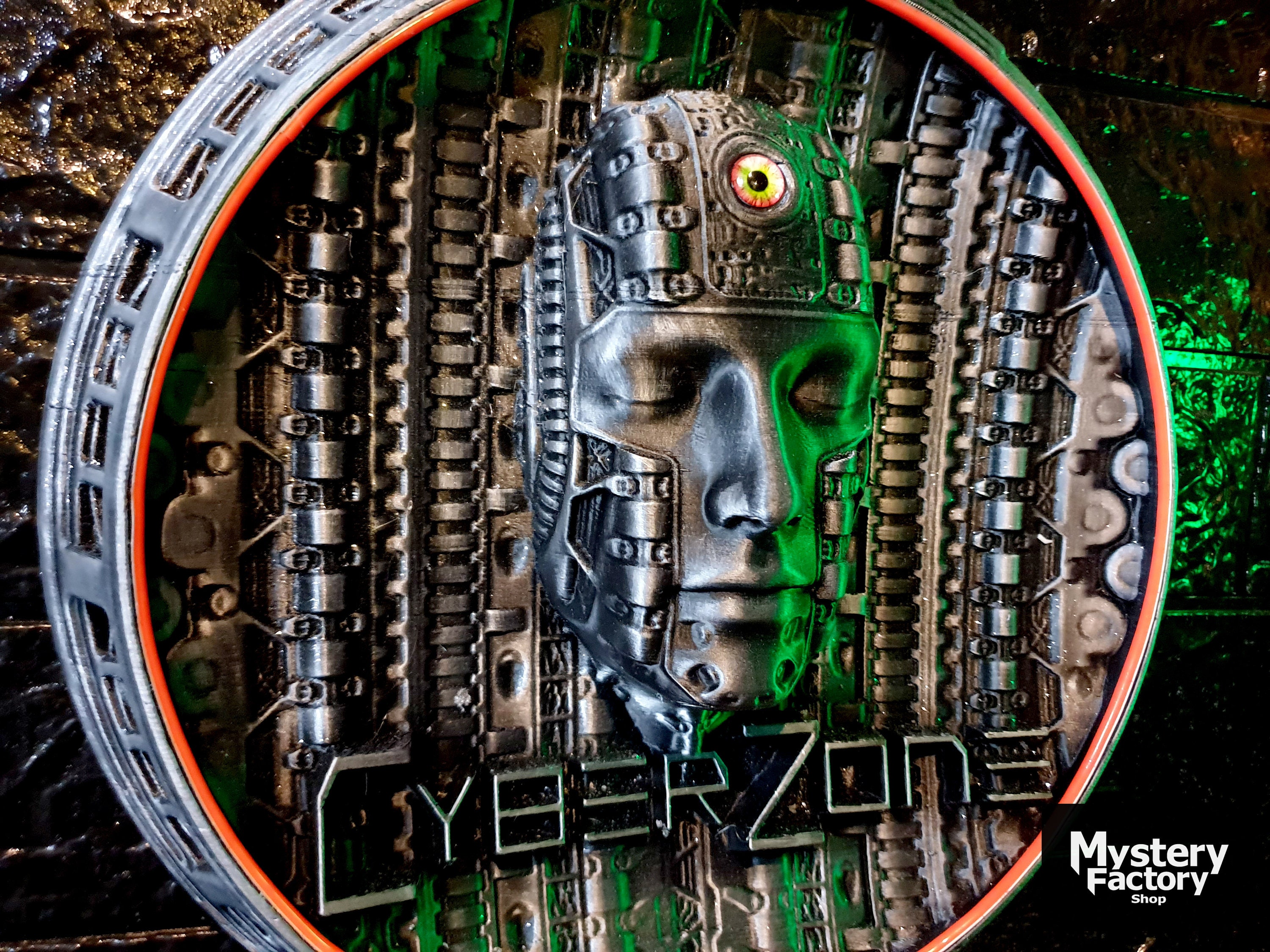 Neon Cyberpunk Lamp | Gamer Decor Sci-Fi Wall Art Futuristic Xenomorph Sculture Biomechanical Gift F