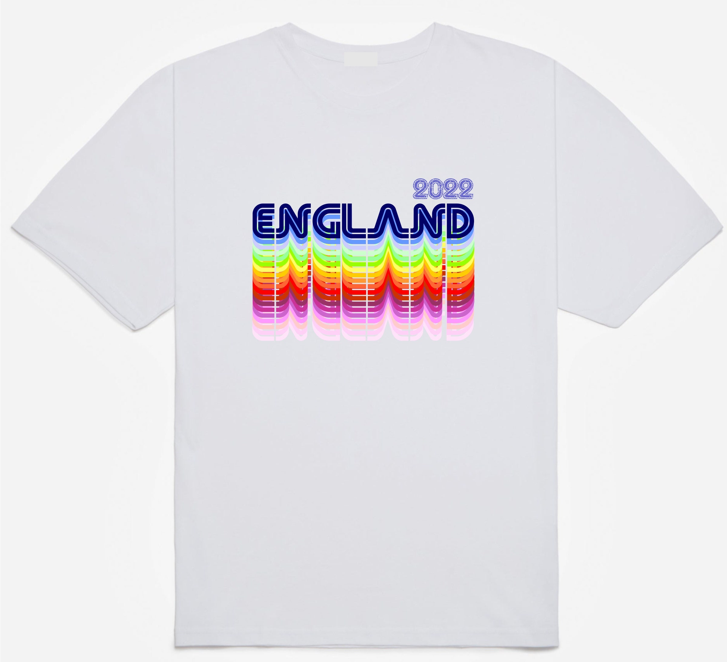 Discover England World Cup 2022 Printed T Shirt, England Soccer 2022, England Football 2022, Rainbow England, Christmas World Cup, LGBTQ Football