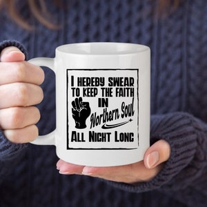 Northern Soul Memorabilia Pink Way of Life Fine China Mug