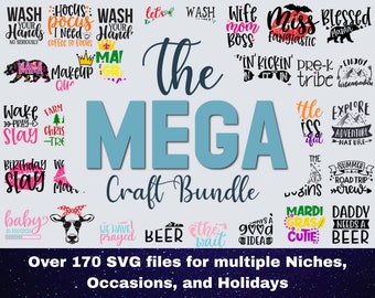 Mega Svg Bundle Etsy