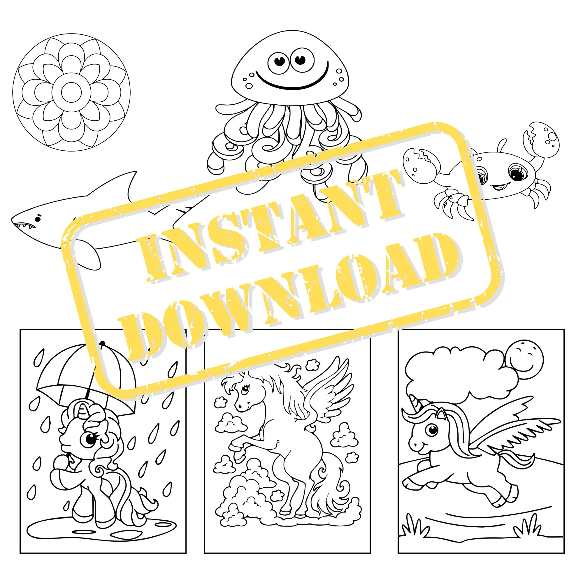 3500+ SUPER Teacher Bundle Coloring Pages, Stencils, Templates ...