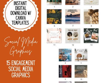 Canva Download (pro features)-Social Media Content, Engaging posts,planner ideas-needing engagement online, templates, Ready for Download