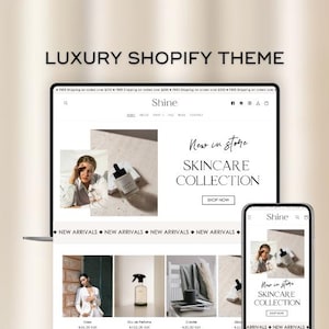 Glans | Skincare Shopify Theme, Shopify Beauty Theme, Skincare E-commerce Theme, Shopify Cosmetic Theme, SkinCare-website