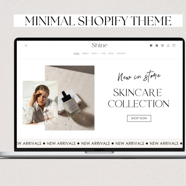 Shopify Theme Boutique, Luxury Shopify Theme Store, Shopify Website Templates Banners, Shopify 2.0 Themes, Shopify Theme Shopify, Minimal