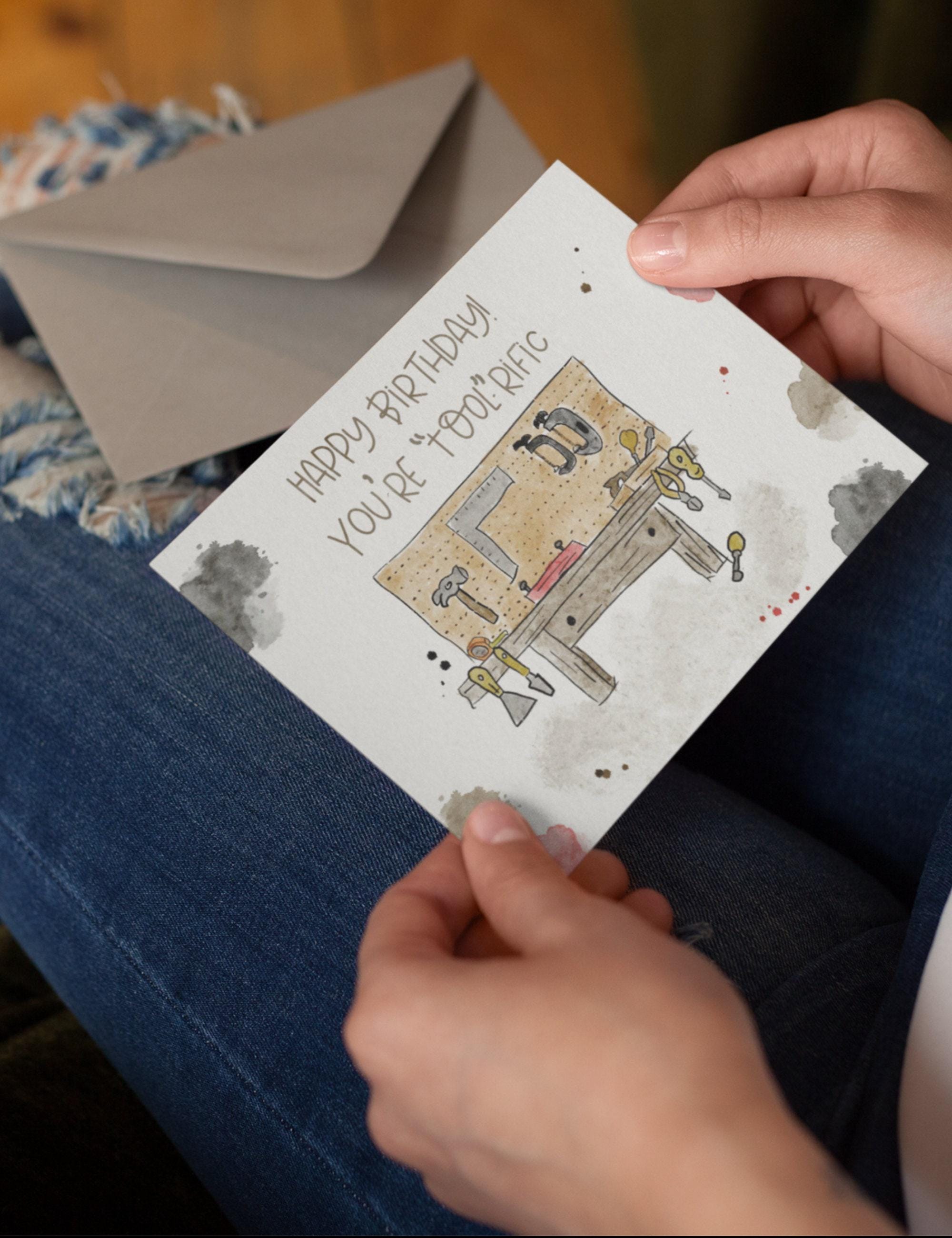Handyman Birthday Card, Carpenter Birthday Card, Birthday Card for Him ...