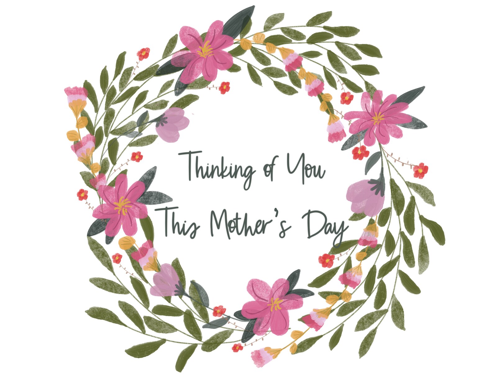 Thinking of You Mother's Day Card, Sympathy Mother's Day, Loss of Baby ...