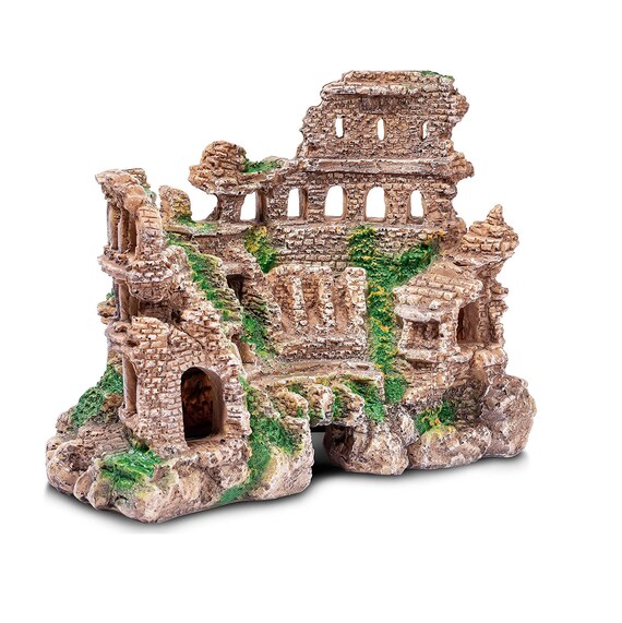 Roman Colosseum Pillars Forum Aquarium Fish Tank Ornament Etsy