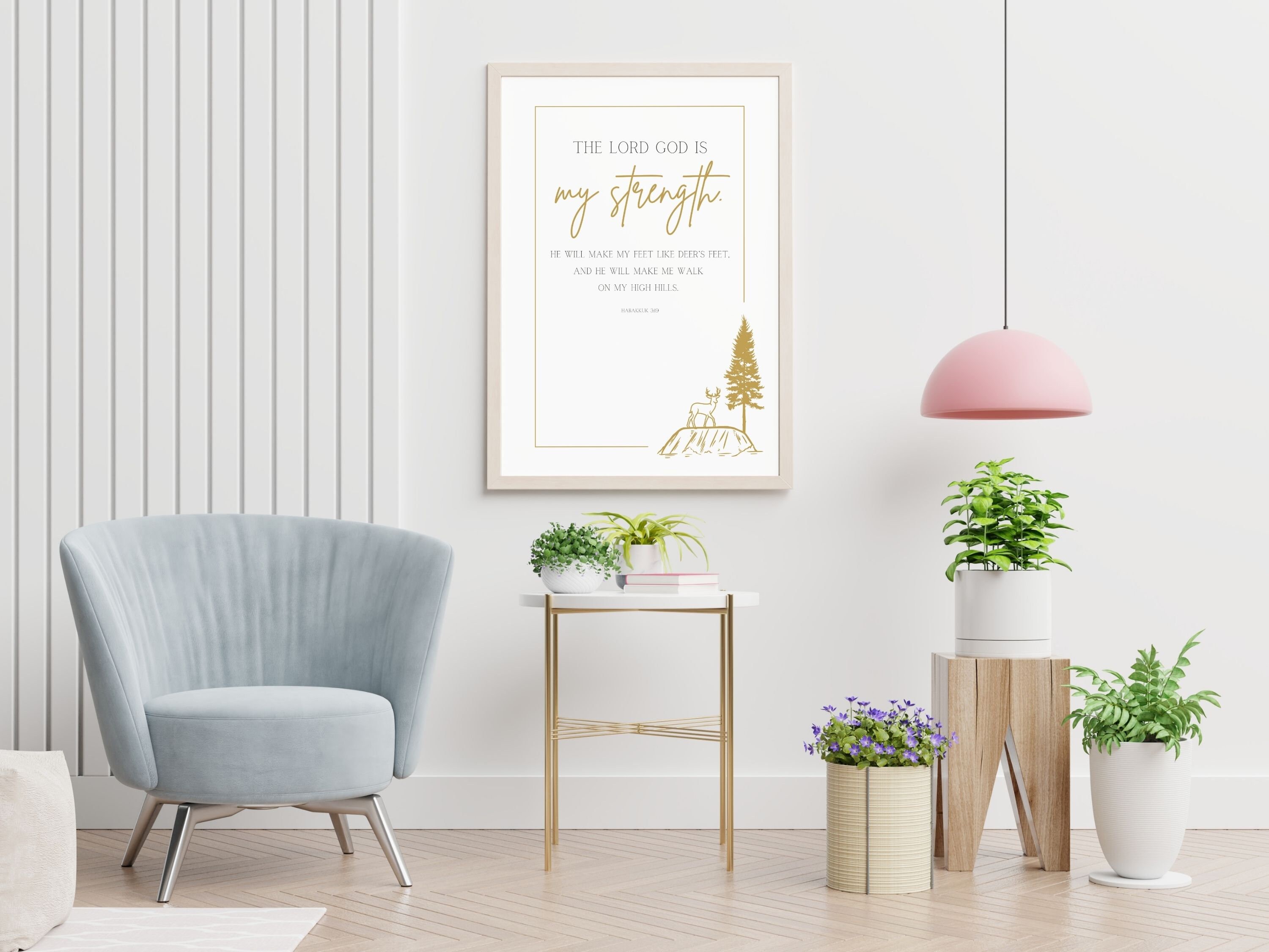 Scripture Wall Art Printable Bible Verse Wall Art Digital Download Wall ...